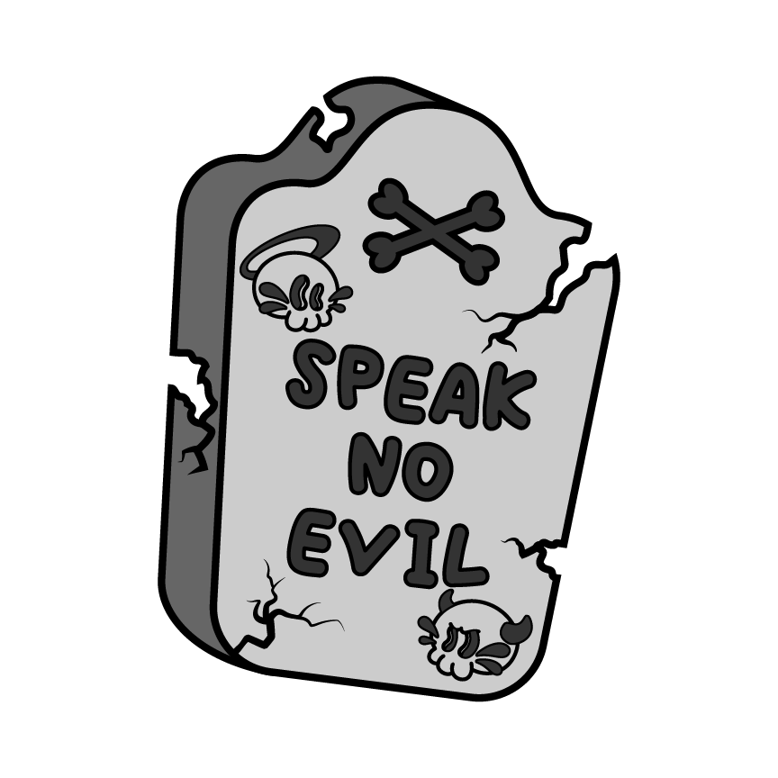 Holographic Glitter SXE Tombstone Sticker