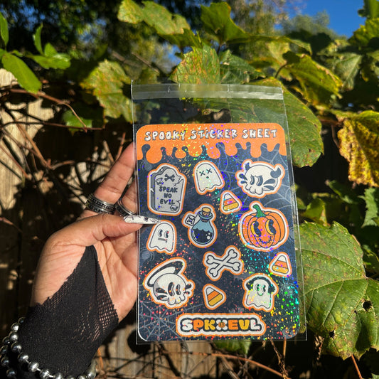 SXE Spooky Season Sticker Sheet