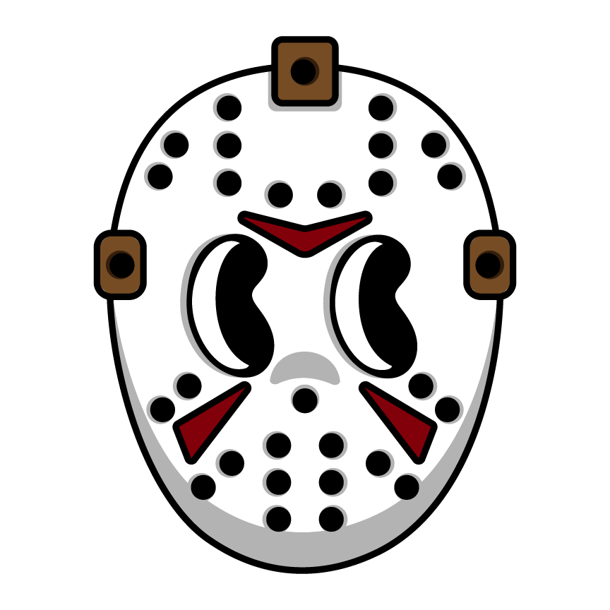 Holographic Glitter Cute Jason Mask Sticker